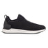 Sneakers slip-on in tessuto mesh nere da uomo Gate 76, Sneakers Sport, SKU m113000167, Immagine 0